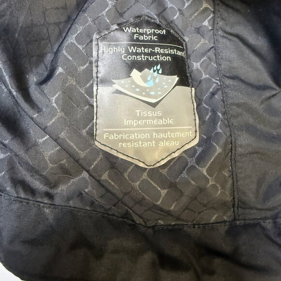 Columbia Interchange Waterproof Jacket Men’s L Black with Removable Fleece Liner - Picture 8 of 13